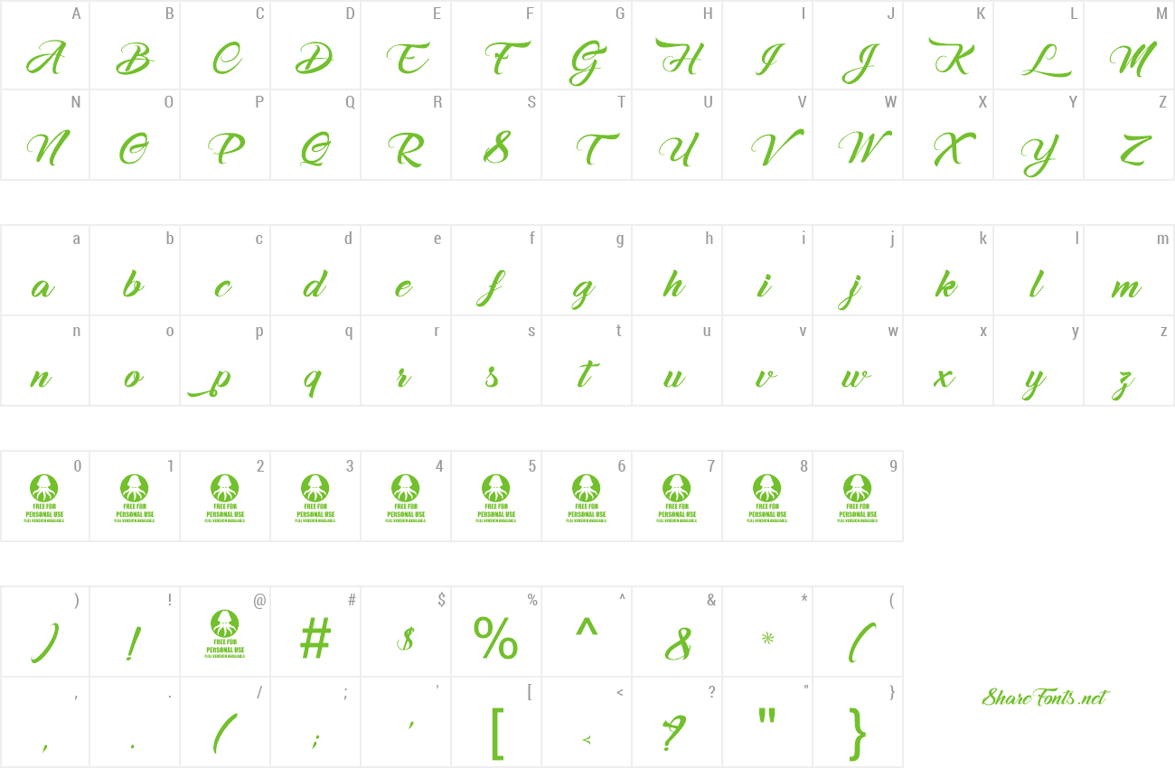 Font Hirondelles Des Alpes preview